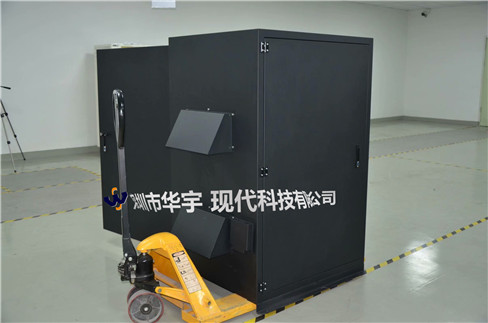 我司21號(hào)發(fā)貨浙江，為浙江某公司提供定制款恒溫恒濕戶外投影儀安裝柜(圖1)