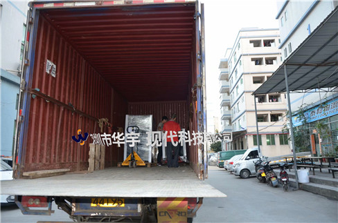 我司21號(hào)發(fā)貨浙江，為浙江某公司提供定制款恒溫恒濕戶外投影儀安裝柜(圖4)